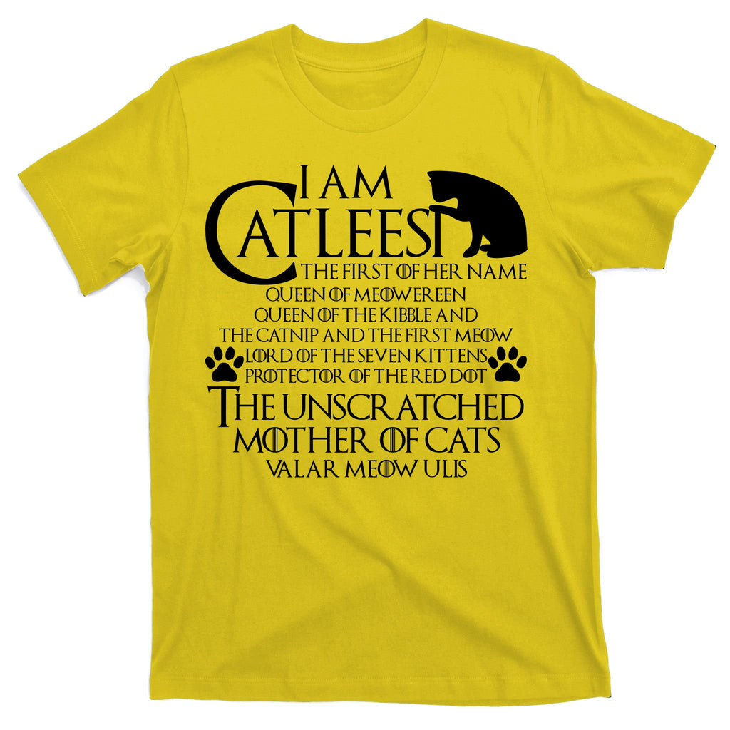I Am The Catleesi Mother Of Cats T-Shirt