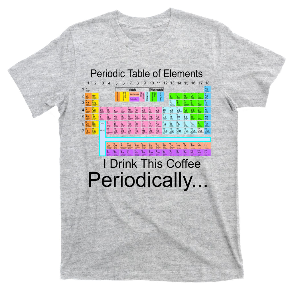 I Drink This Coffee Periodically Mug - Periodic Table of Elements T-Shirt