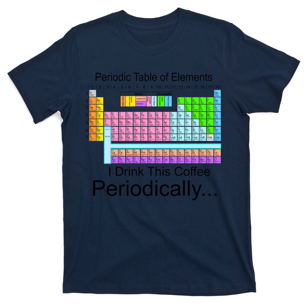 I Drink This Coffee Periodically Mug - Periodic Table of Elements T-Shirt