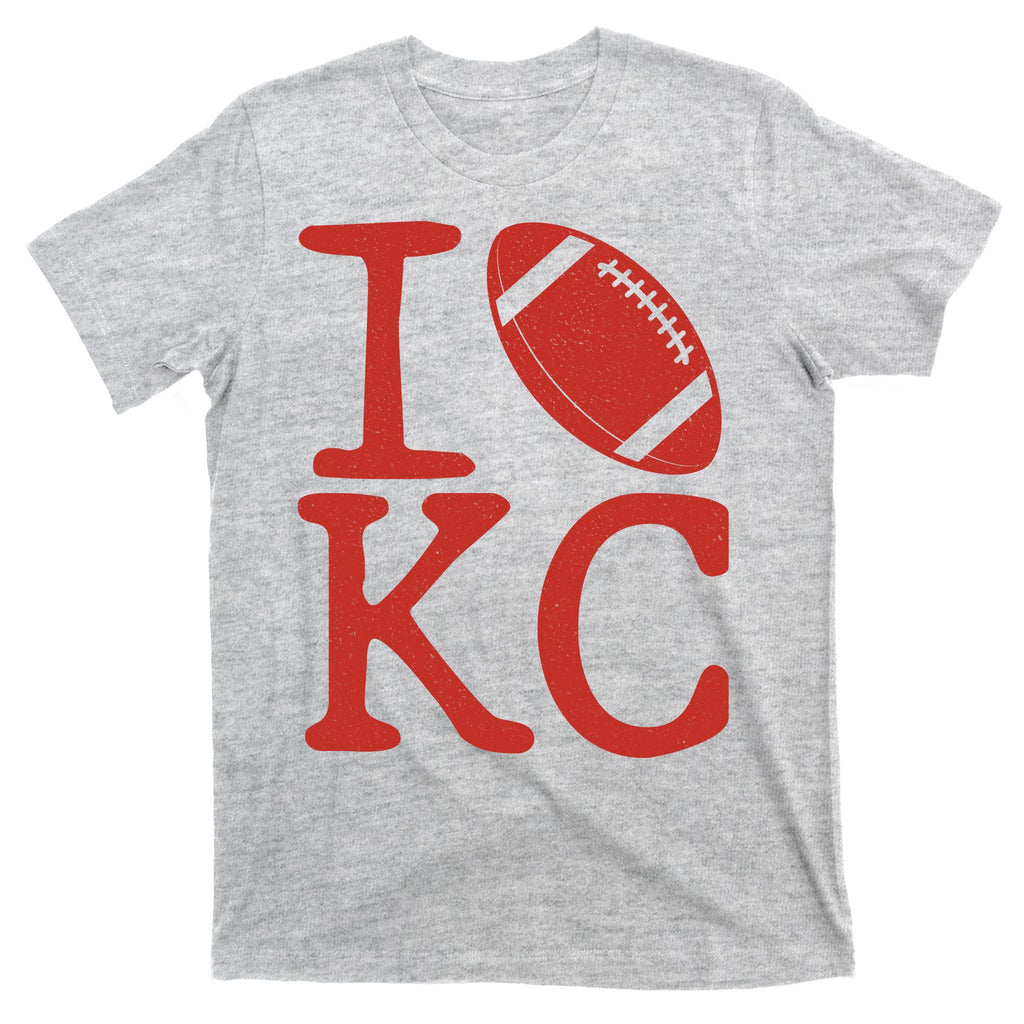 I Love Kansas City Football Fan T-Shirt