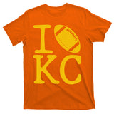 I Love Kansas City Football Fan T-Shirt