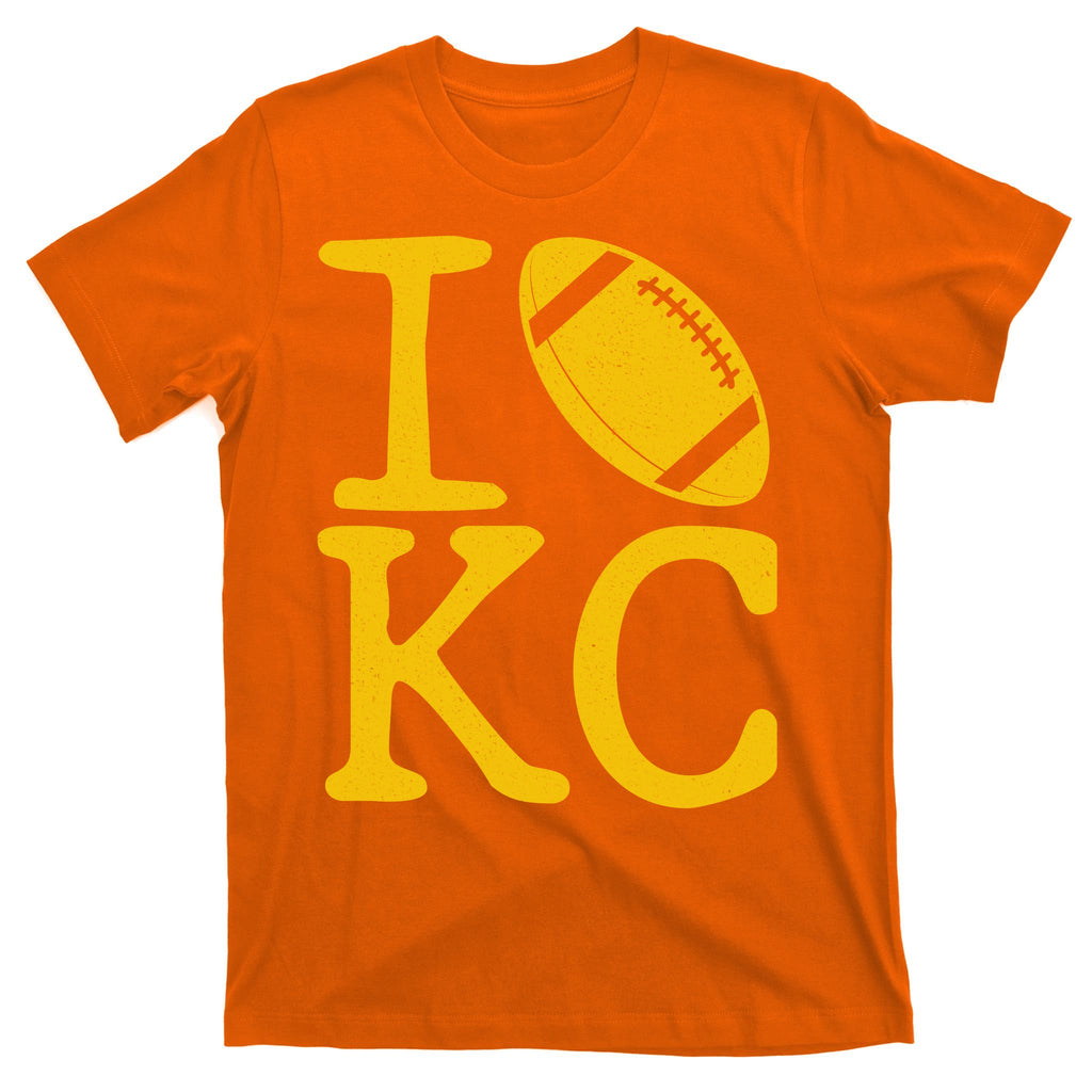 I Love Kansas City Football Fan T-Shirt