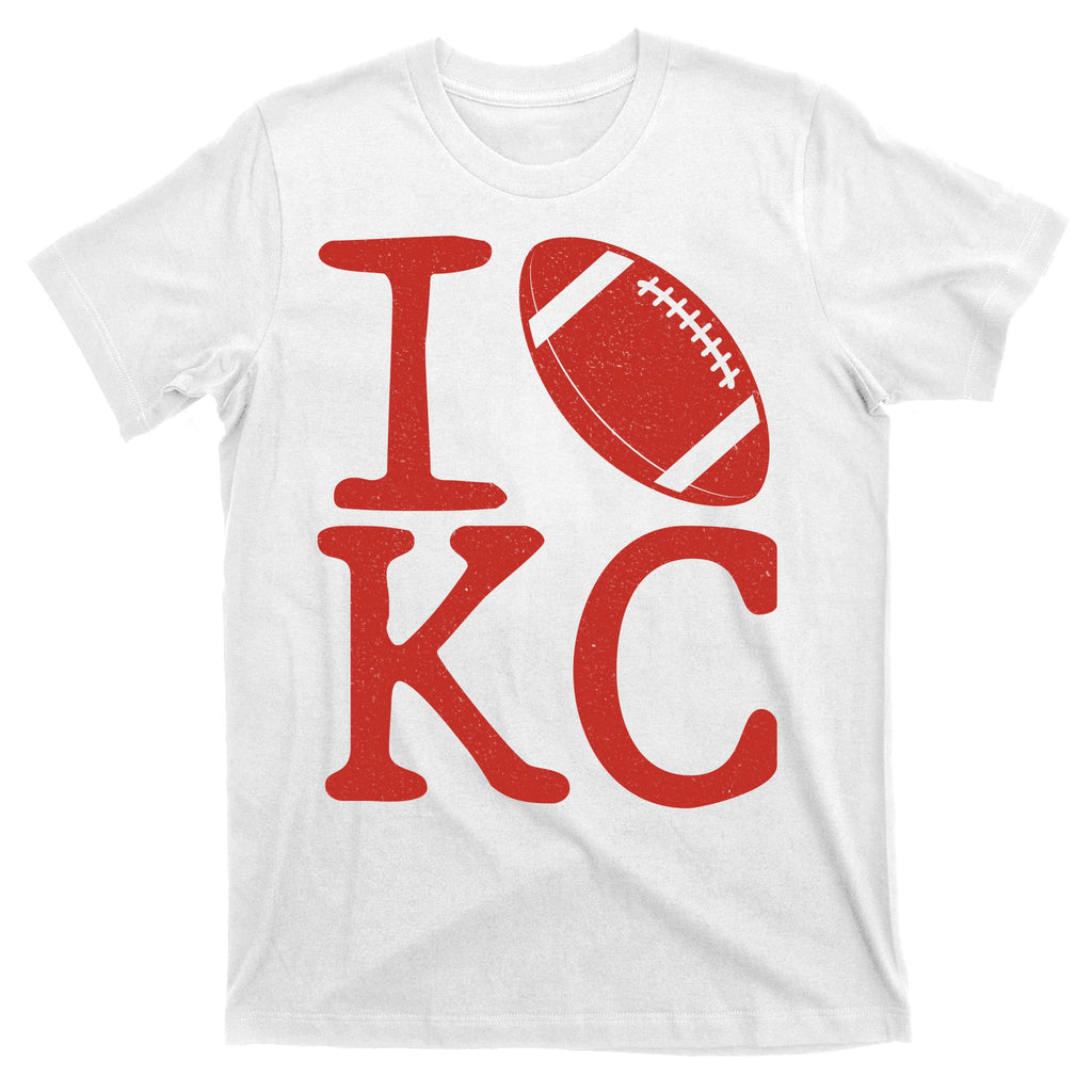 I Love Kansas City Football Fan T-Shirt