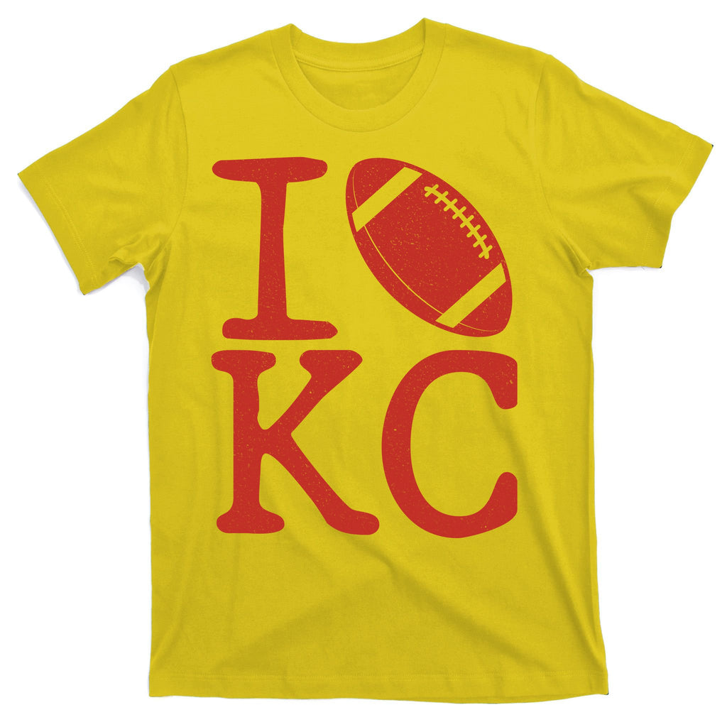 I Love Kansas City Football Fan T-Shirt