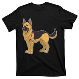I Love Mom Tattoo German Shepard T-Shirt