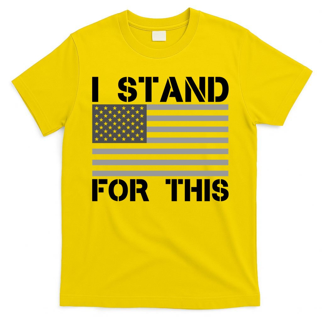 I Stand For This USA Flag T-Shirt