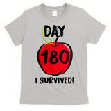 I Survived 180 Days Last Day Of School T-Shirt
