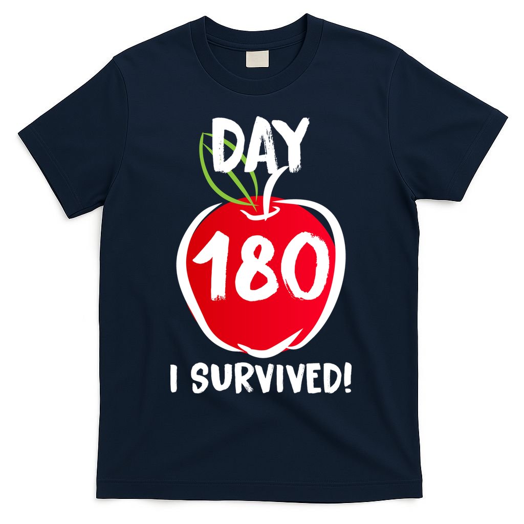 I Survived 180 Days Last Day Of School T-Shirt