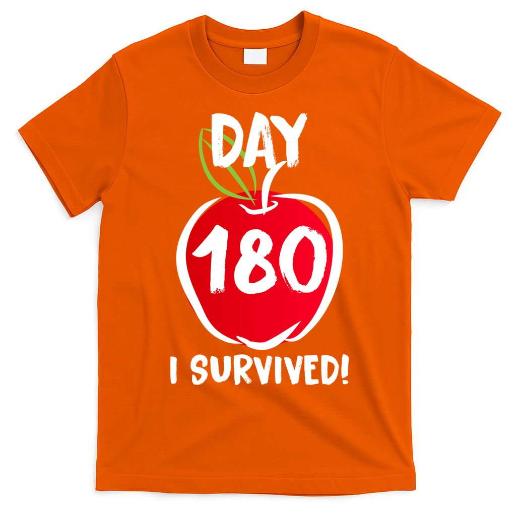 I Survived 180 Days Last Day Of School T-Shirt