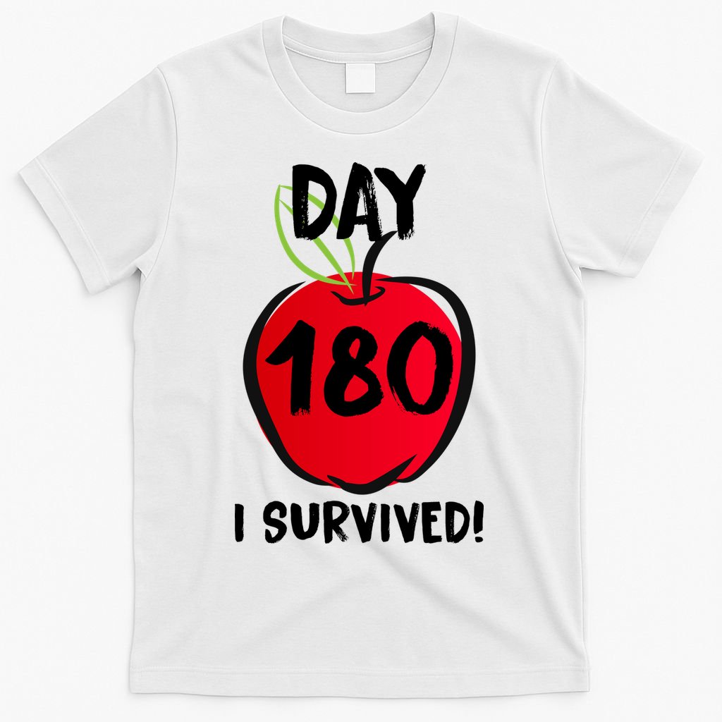 I Survived 180 Days Last Day Of School T-Shirt