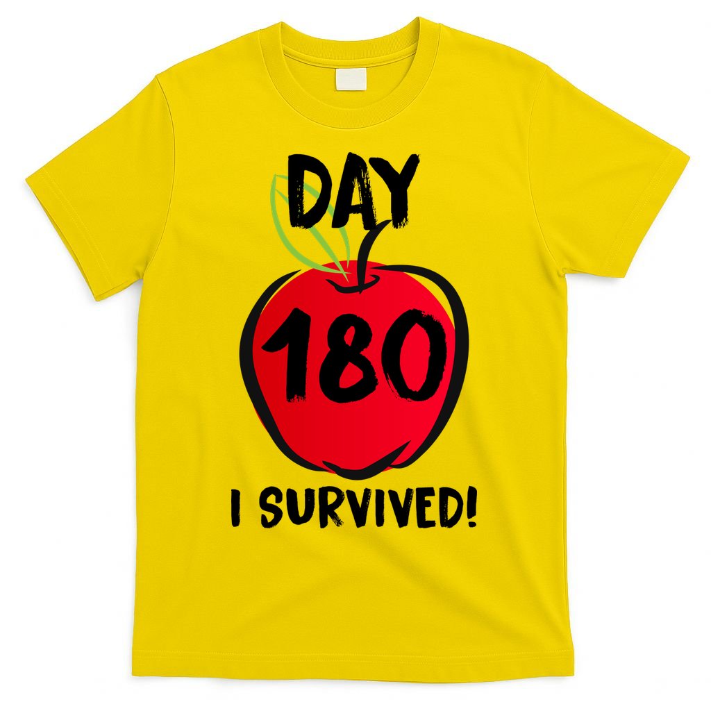 I Survived 180 Days Last Day Of School T-Shirt