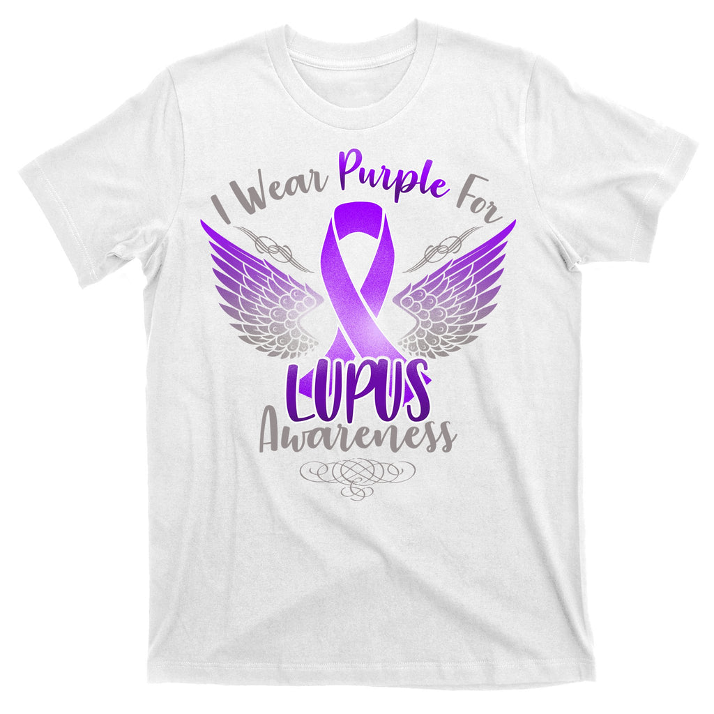 I Wear Purple For Lupus Awareness T-Shirt