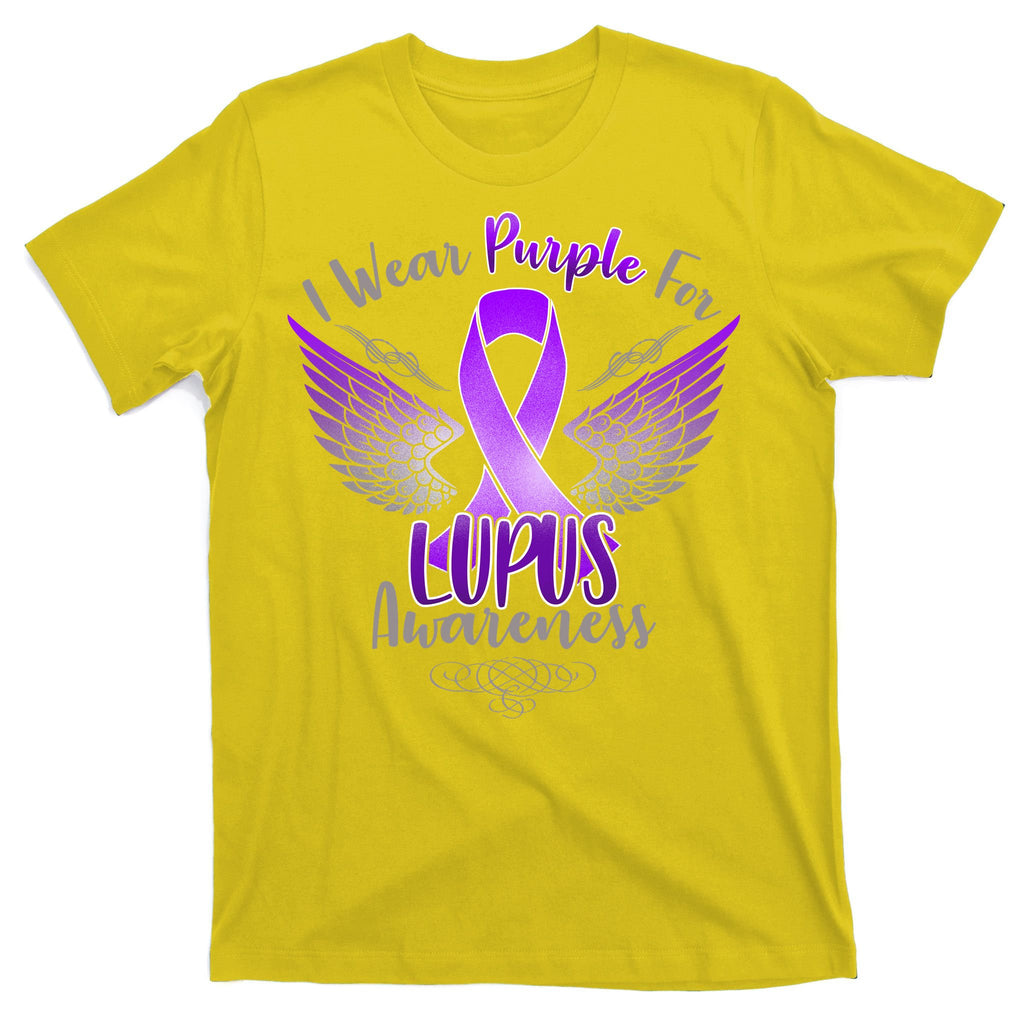 I Wear Purple For Lupus Awareness T-Shirt