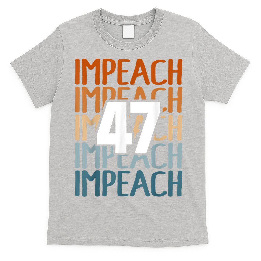 Impeach 47 Vintage Impeach Trump 47 Distressed Anti Trump T-Shirt