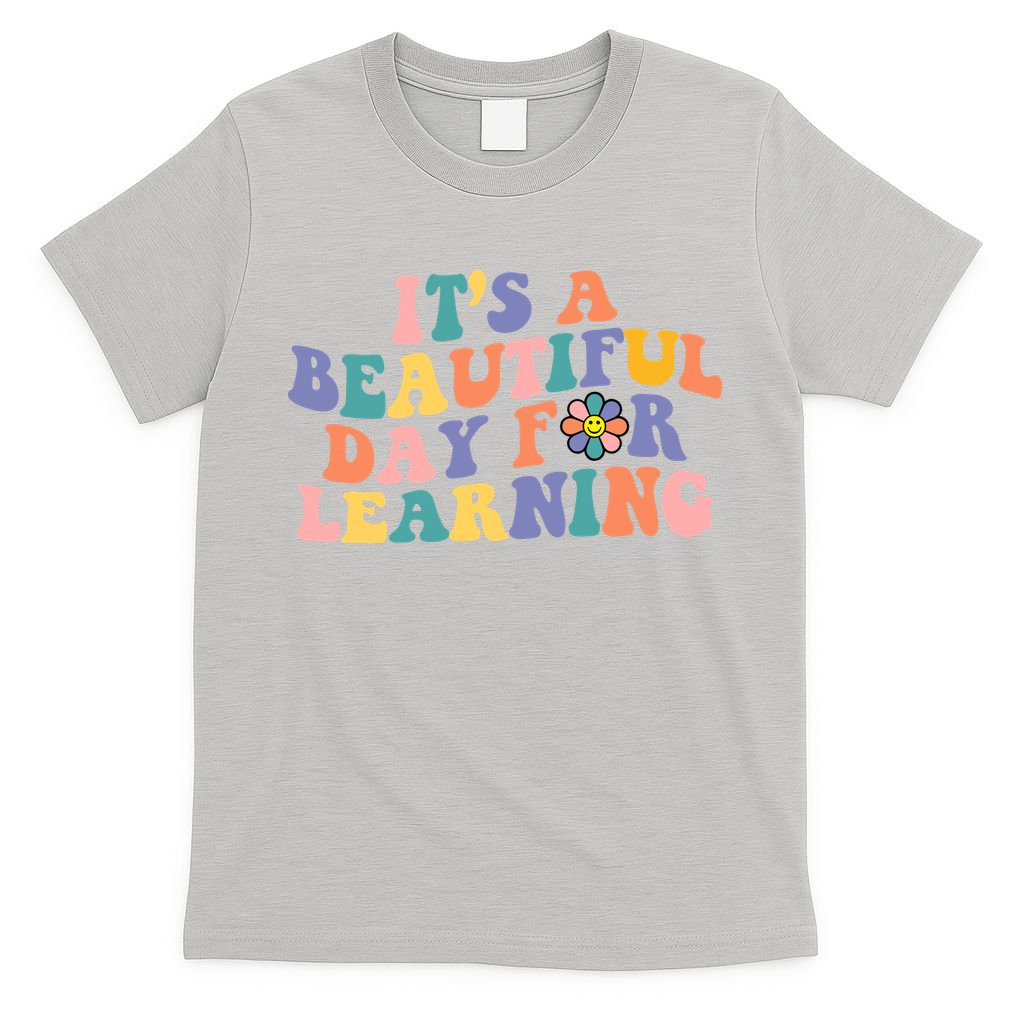 It's A Beautiful Day For Learning Back To School Retro T-Shirt