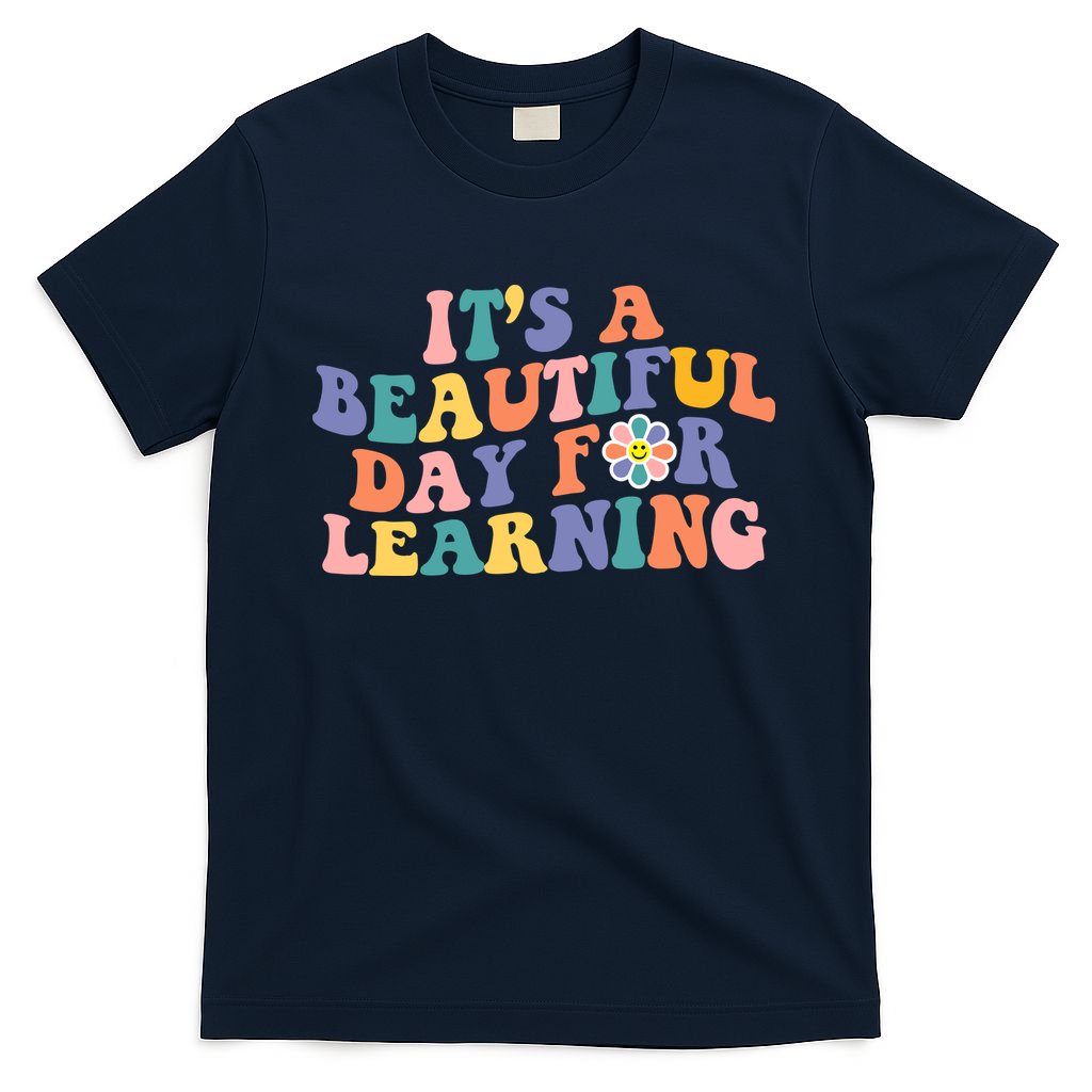 It's A Beautiful Day For Learning Back To School Retro T-Shirt