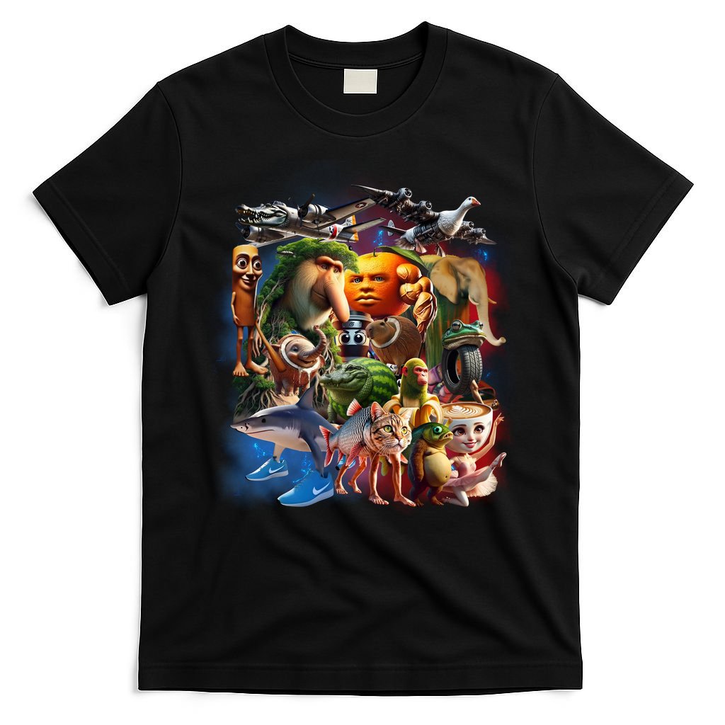 Italian-Brainrot AI Generated Animals Gen Z T-Shirt