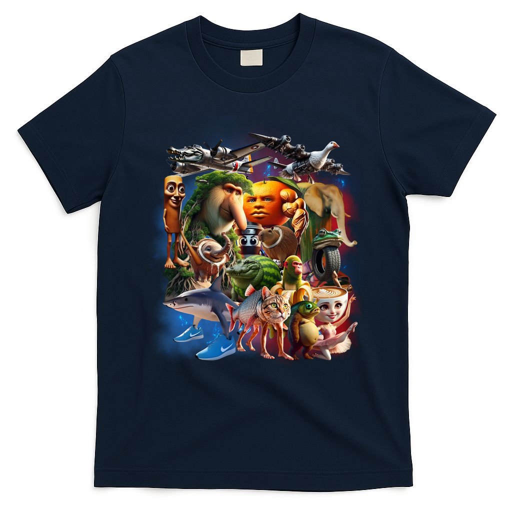 Italian-Brainrot AI Generated Animals Gen Z T-Shirt