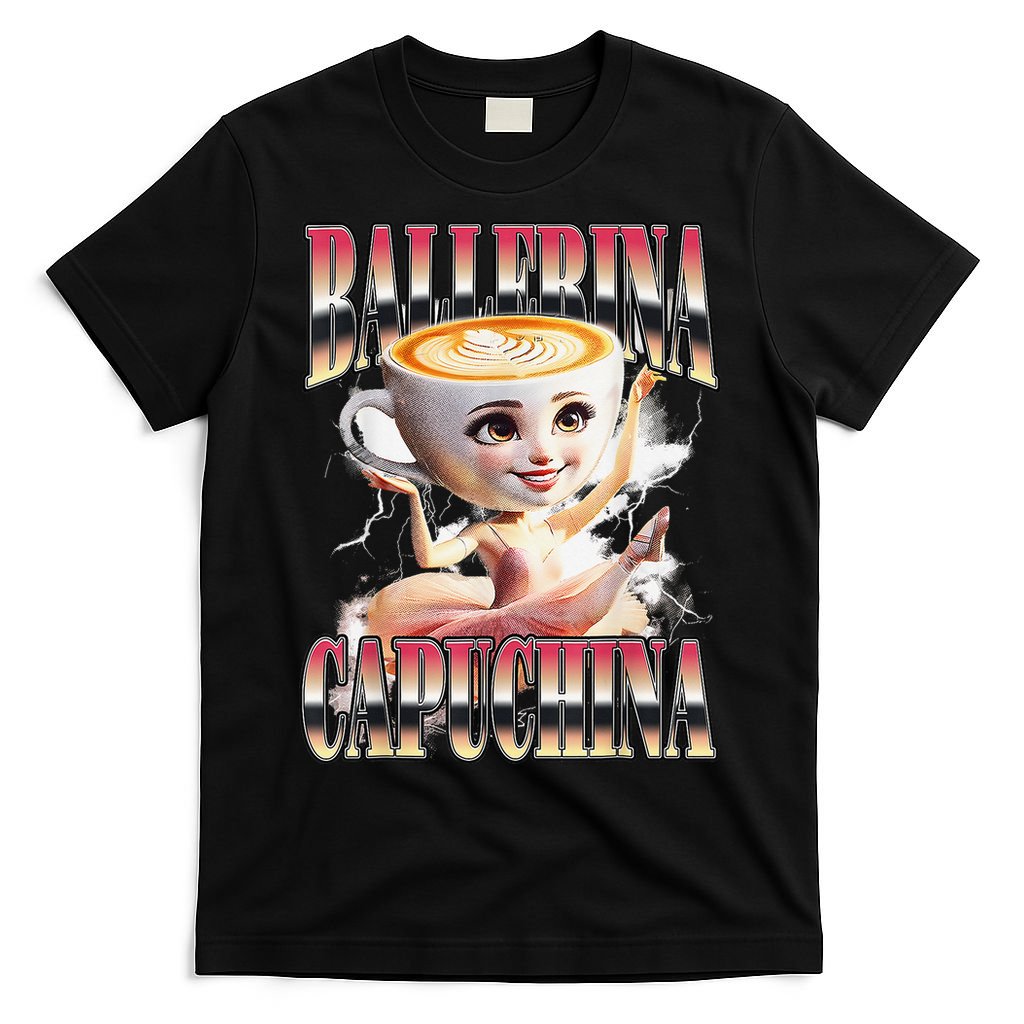 Italian Brainrot Ballerina Cappuccina Ballerina Cappuccino T-Shirt