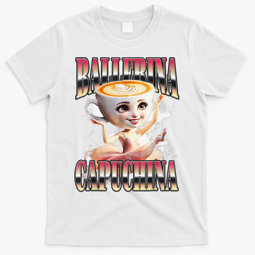 Italian Brainrot Ballerina Cappuccina Ballerina Cappuccino T-Shirt