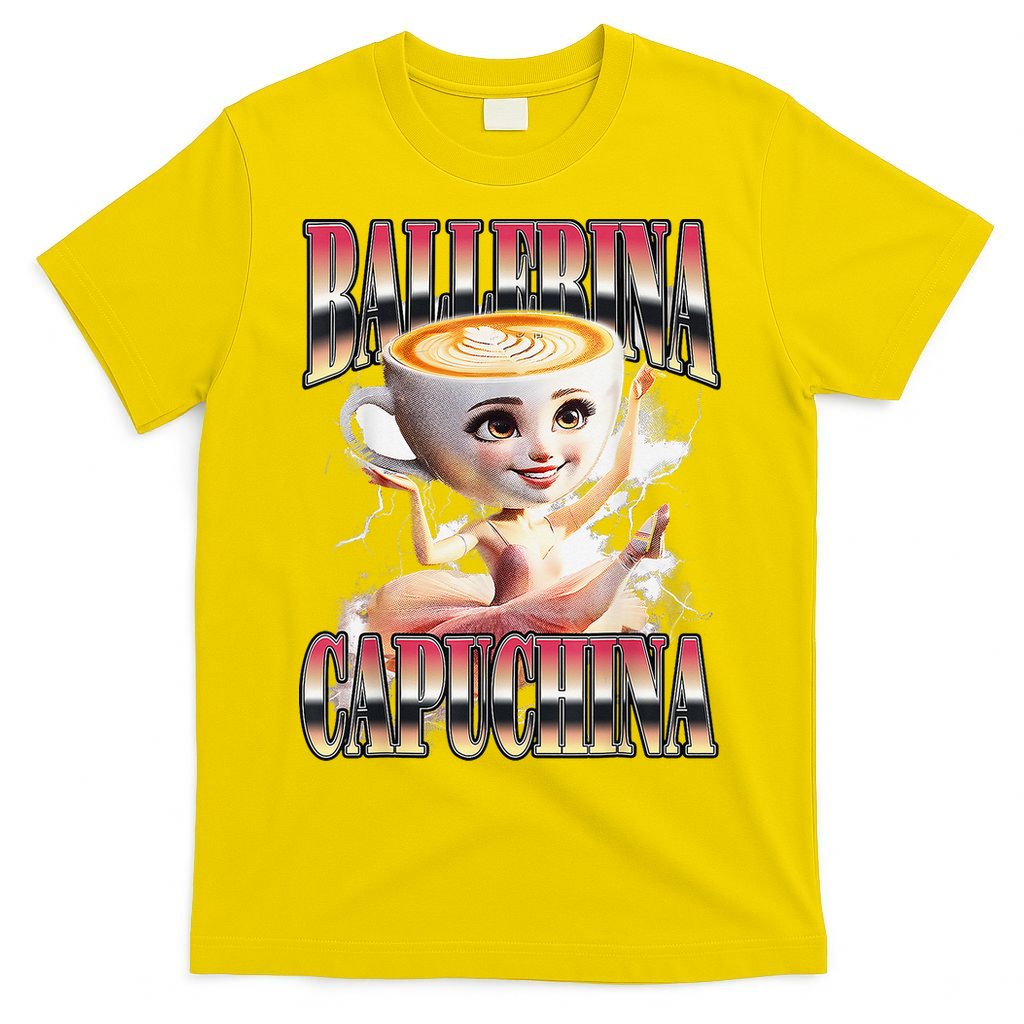 Italian Brainrot Ballerina Cappuccina Ballerina Cappuccino T-Shirt