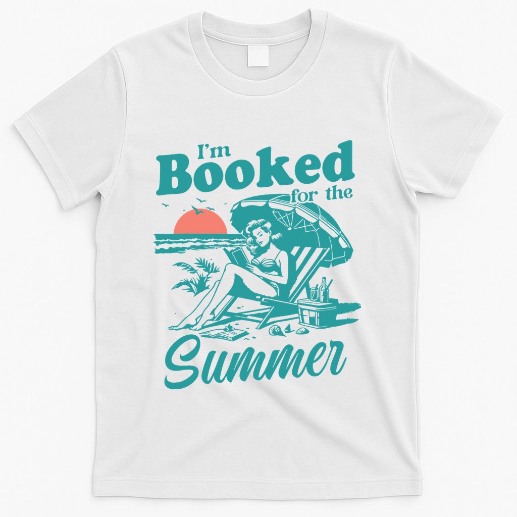 Im Booked For The Summer Book Girl Summer Coquette T-Shirt