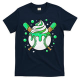 Ice Cream Drip Baseball Stuff Stuff Baseball T-Shirt