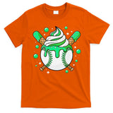 Ice Cream Drip Baseball Stuff Stuff Baseball T-Shirt