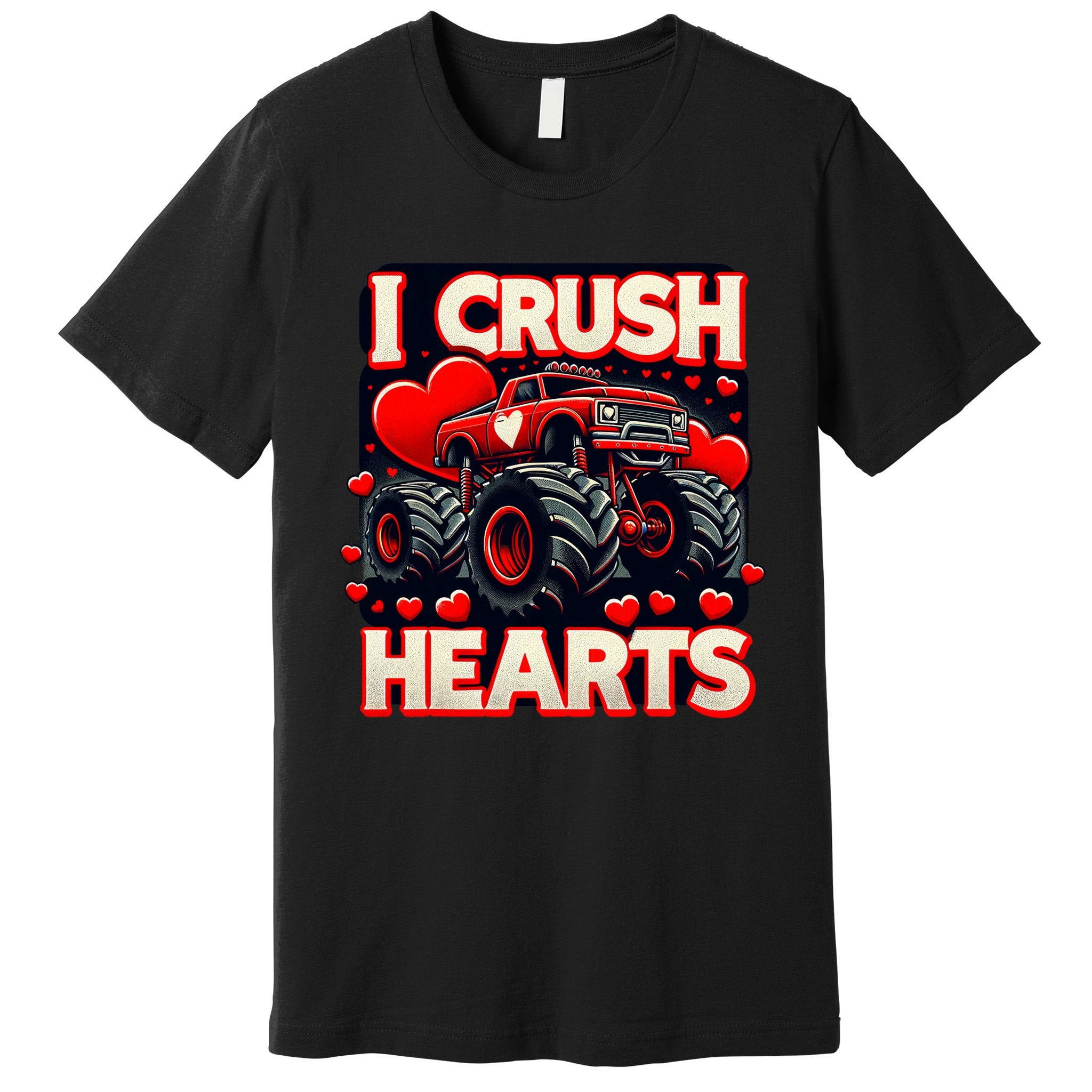 I Crush Hearts Valentines Day Premium T-Shirt
