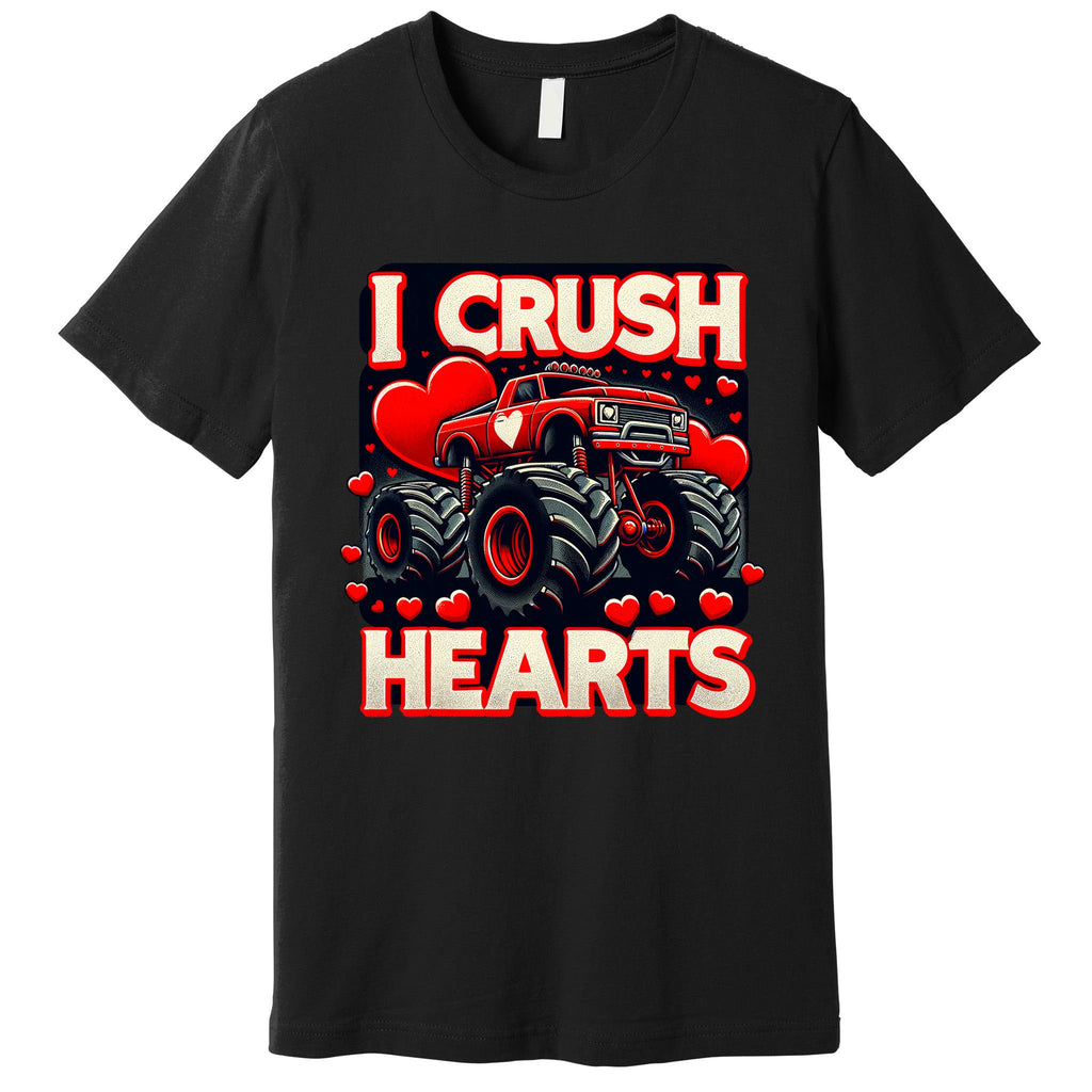 I Crush Hearts Valentines Day Premium T-Shirt