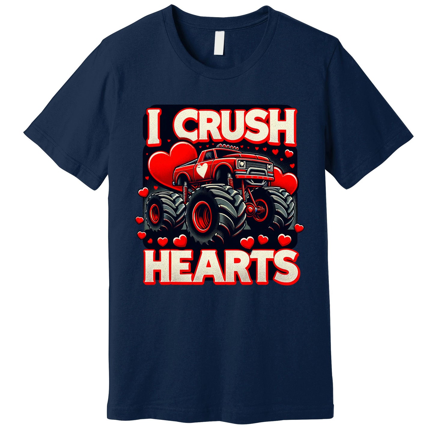 I Crush Hearts Valentines Day Premium T-Shirt