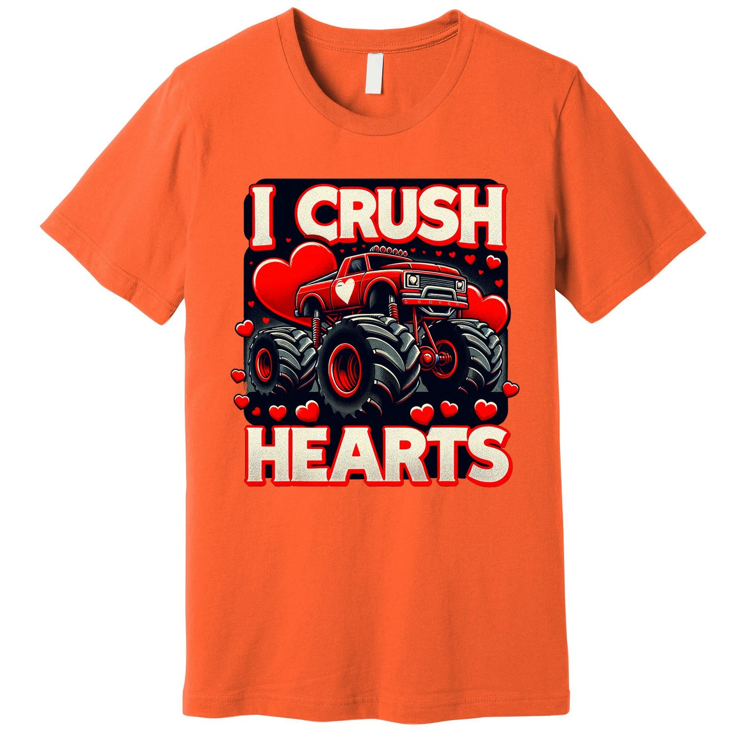 I Crush Hearts Valentines Day Premium T-Shirt