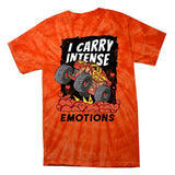 I Carry Intense Emotions Trucker Tie-Dye T-Shirt