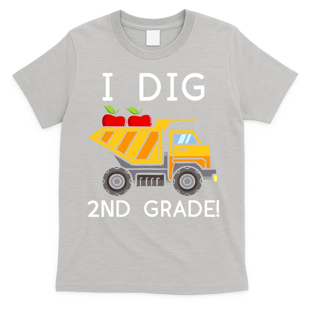 I Dig 2nd Grade Student Teacher Construction Back To School T-Shirt