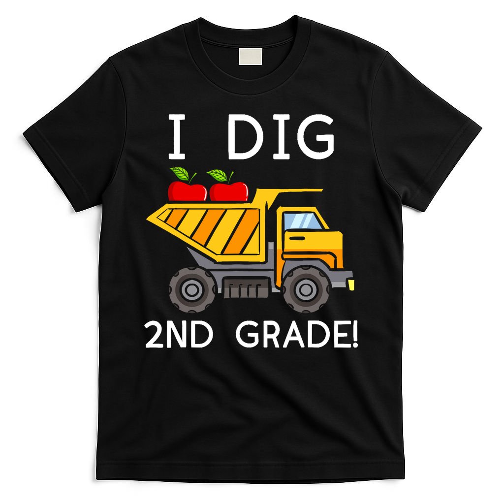 I Dig 2nd Grade Student Teacher Construction Back To School T-Shirt