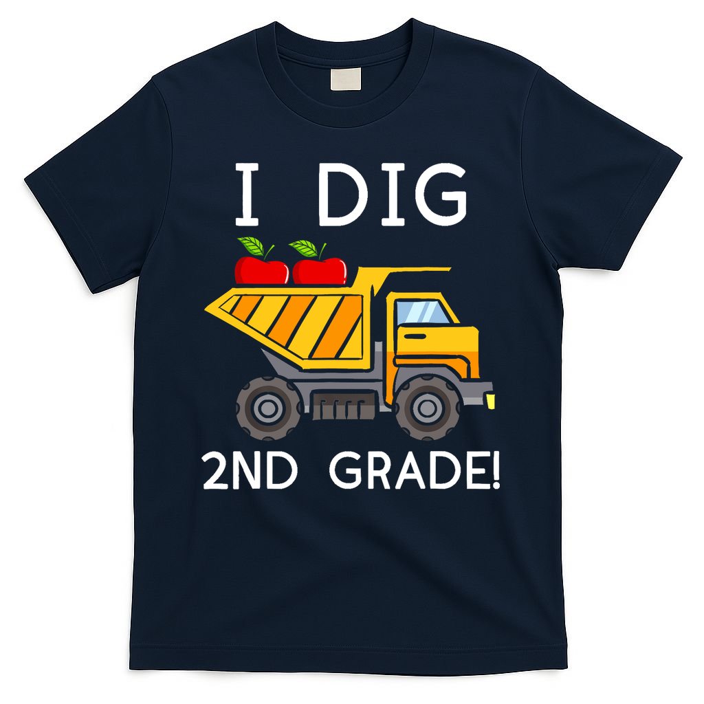 I Dig 2nd Grade Student Teacher Construction Back To School T-Shirt