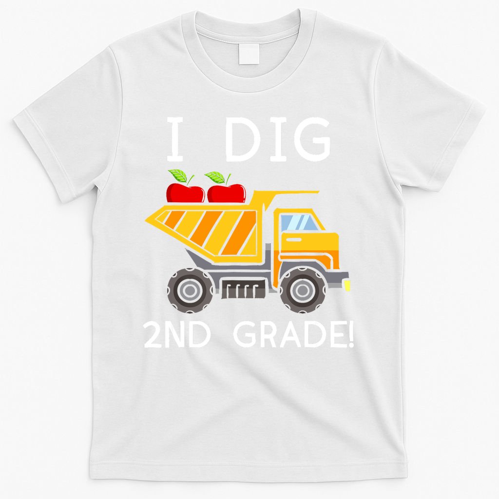 I Dig 2nd Grade Student Teacher Construction Back To School T-Shirt
