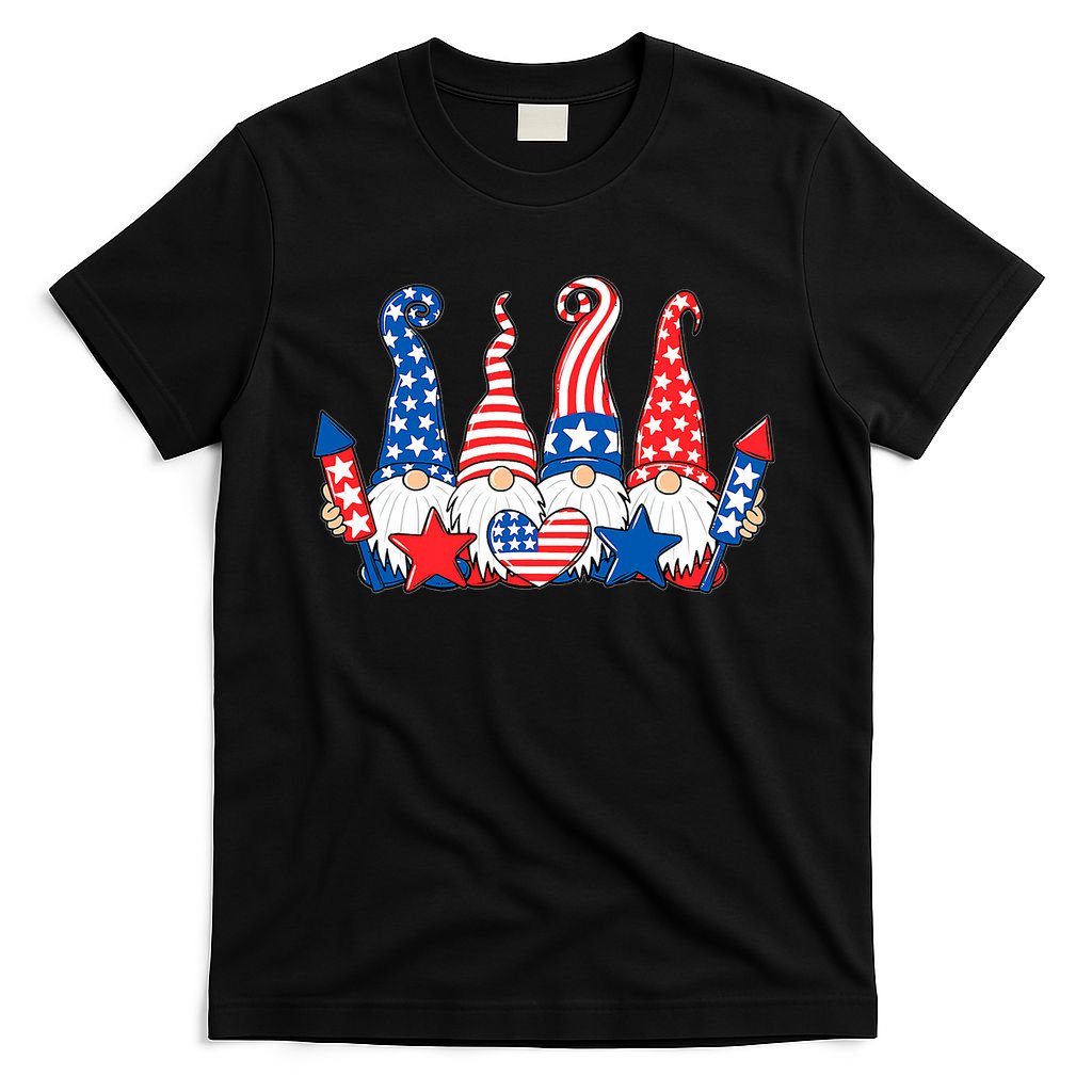 Independence Day 4th Of July Cute Gnomes T-Shirt
