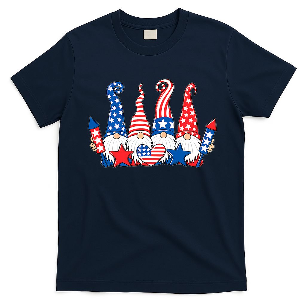 Independence Day 4th Of July Cute Gnomes T-Shirt
