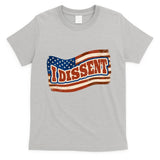 I Dissent USA Flag Vintage T-Shirt