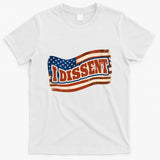 I Dissent USA Flag Vintage T-Shirt