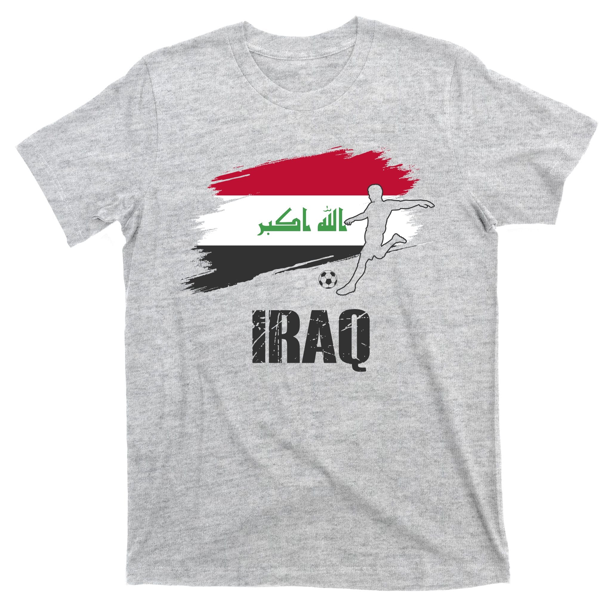 Iraq Football Team Player Flag T-Shirt