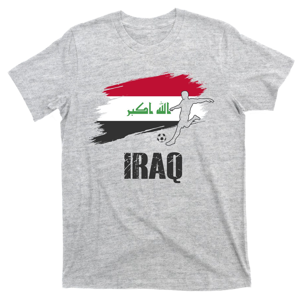 Iraq Football Team Player Flag T-Shirt