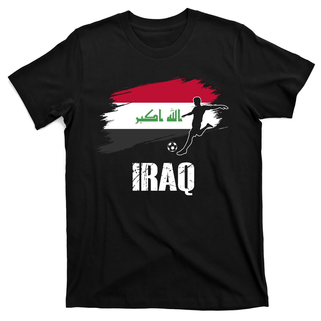 Iraq Football Team Player Flag T-Shirt