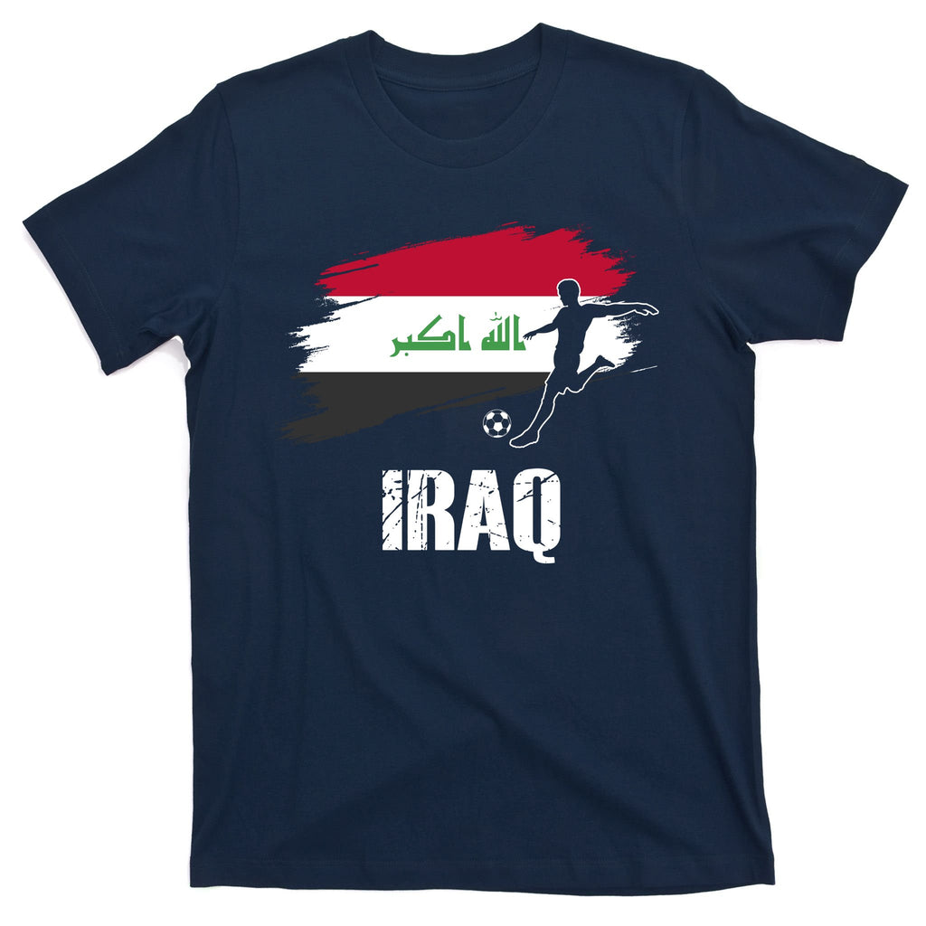 Iraq Football Team Player Flag T-Shirt