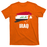 Iraq Football Team Player Flag T-Shirt
