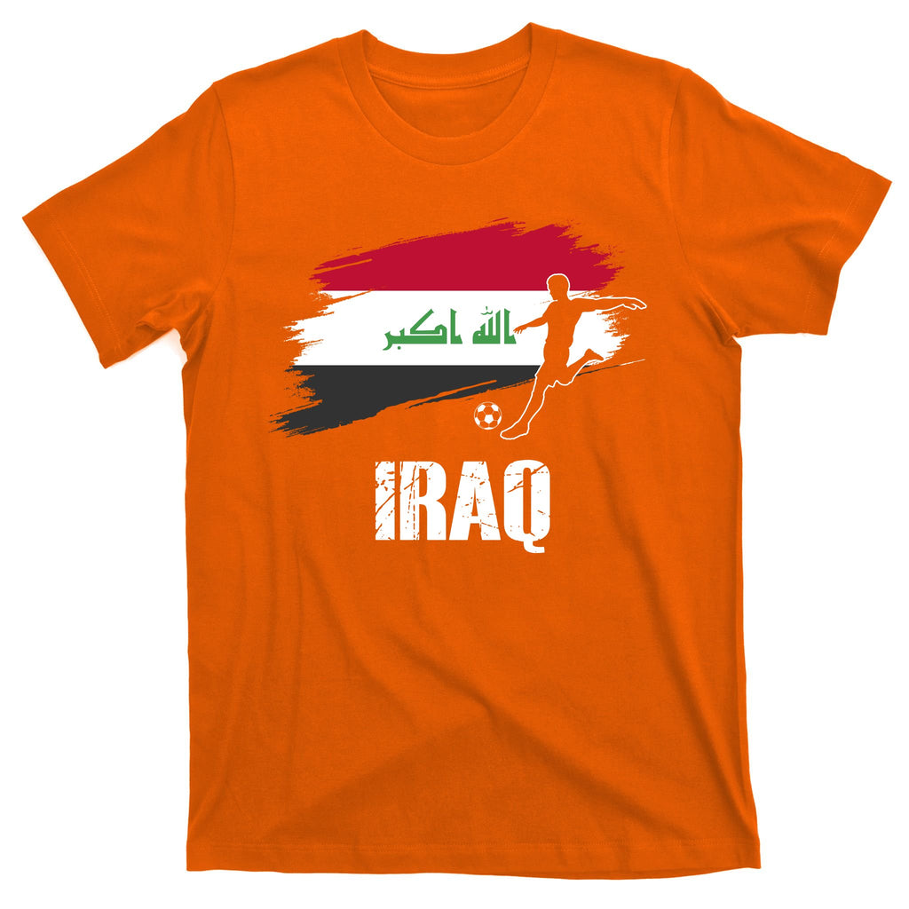 Iraq Football Team Player Flag T-Shirt