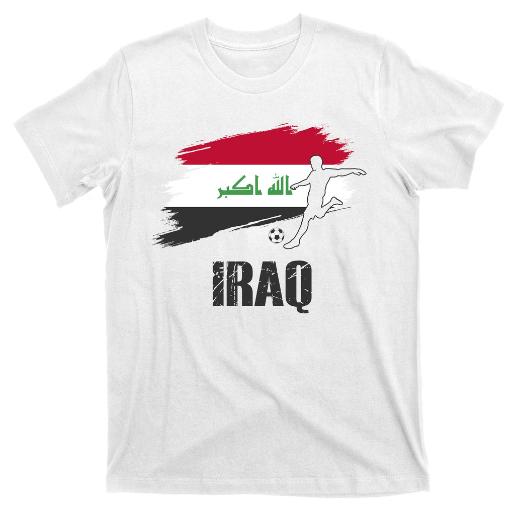 Iraq Football Team Player Flag T-Shirt
