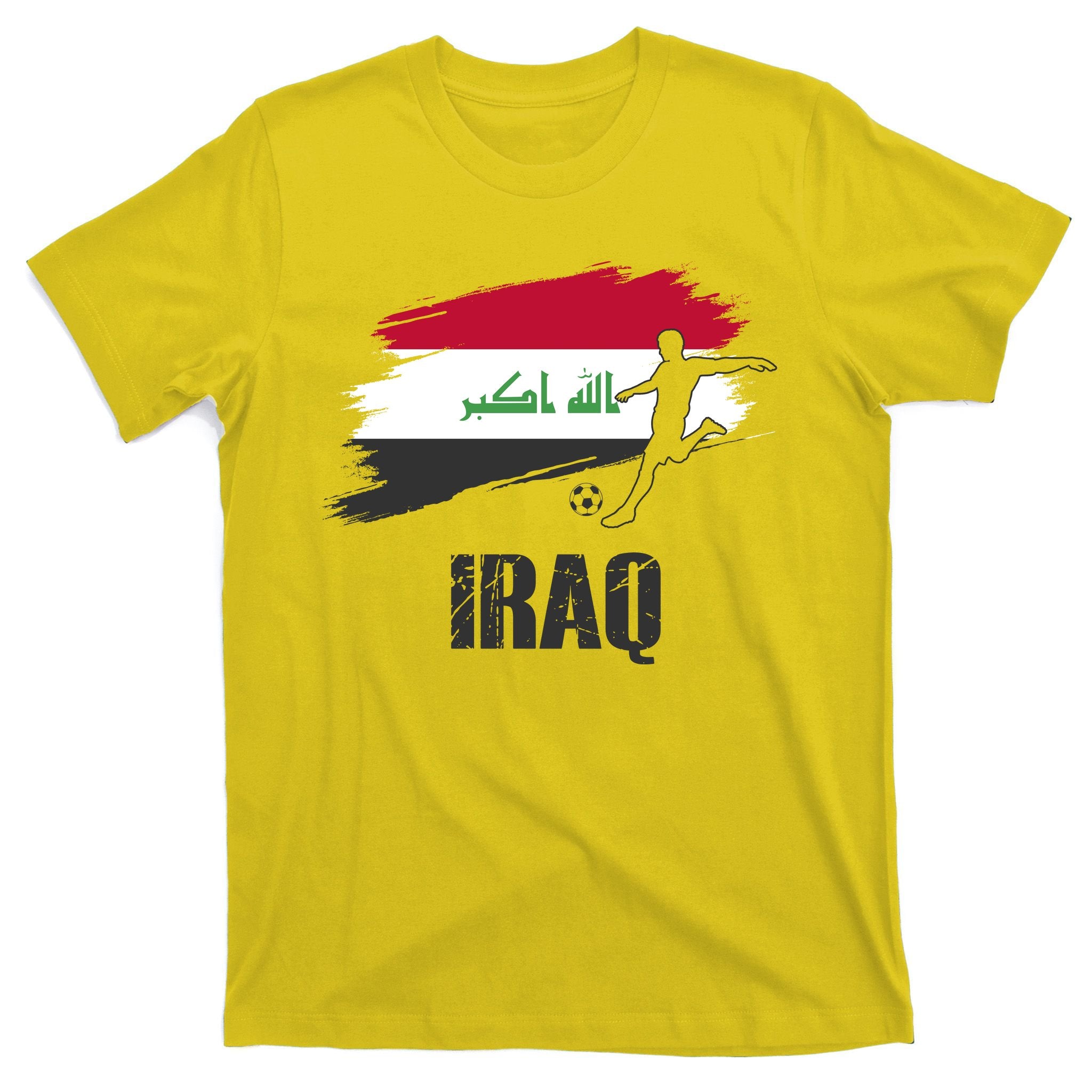 Iraq Football Team Player Flag T-Shirt