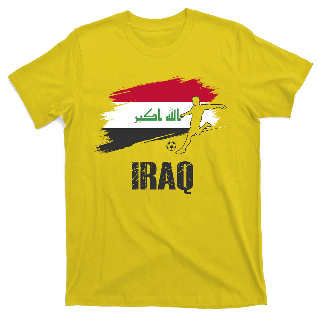 Iraq Football Team Player Flag T-Shirt